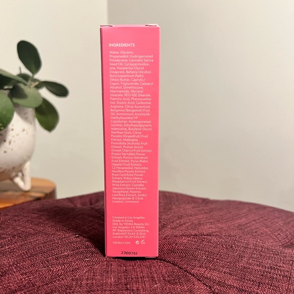 *NIB* YENSA Pink Lotus Peptide Renewal Face Cream, 1.7 fl oz - Picture 8 of 11
